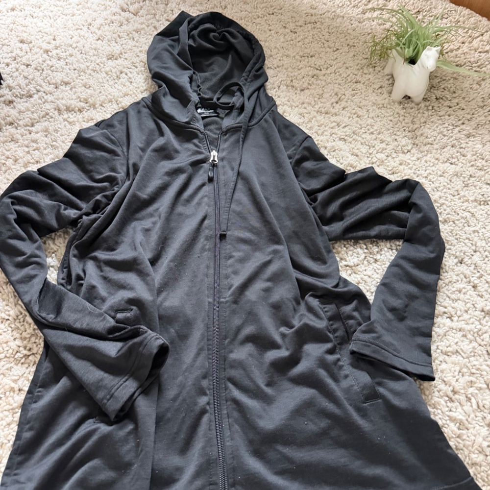 Stylish charcoal 32 Degrees Women's Charcoal athletic sporty cool running Hooded - Picture 3 of 6
